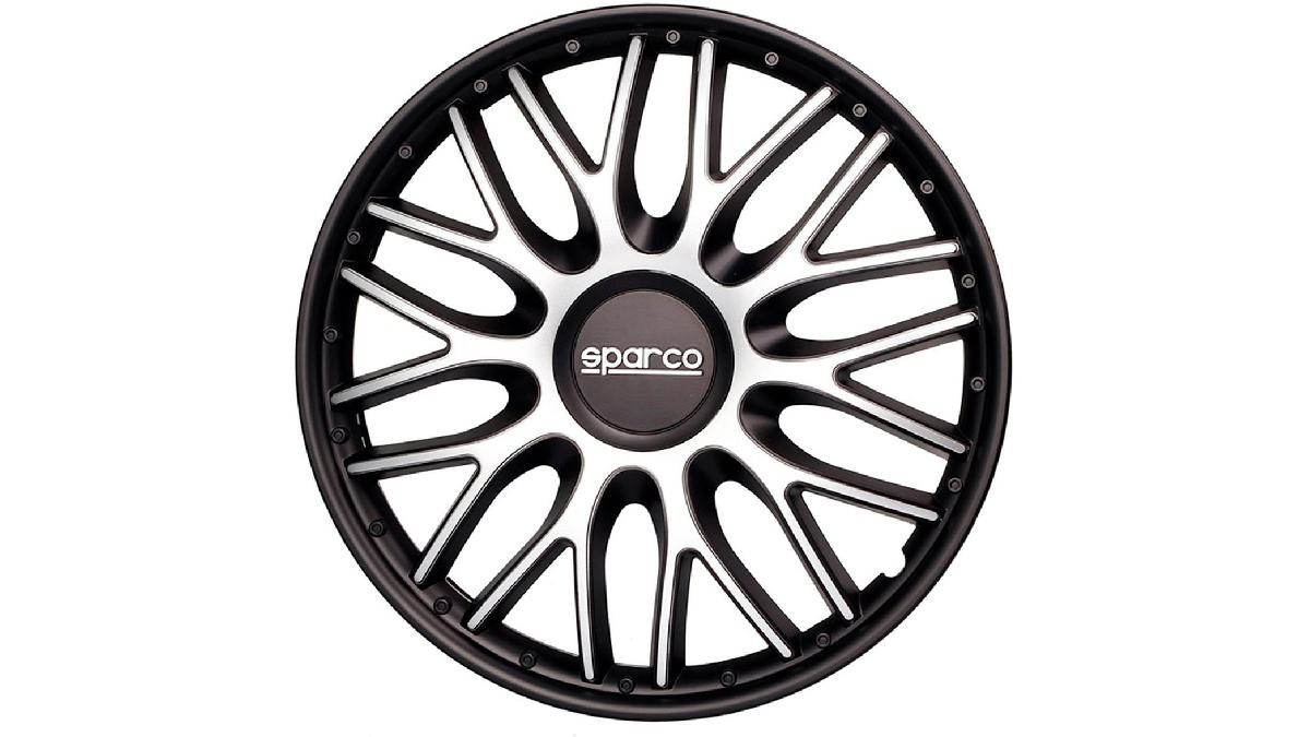 Jeu+d%27enjoliveurs+Sparco+Roma+14+pouces+argent%2Fnoir
